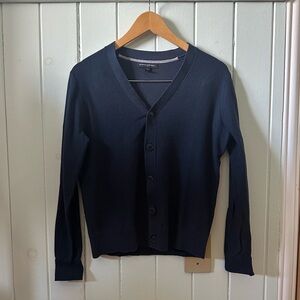 Banana Republic Factory Men's Navy V-Neck Button Cardigan XS
